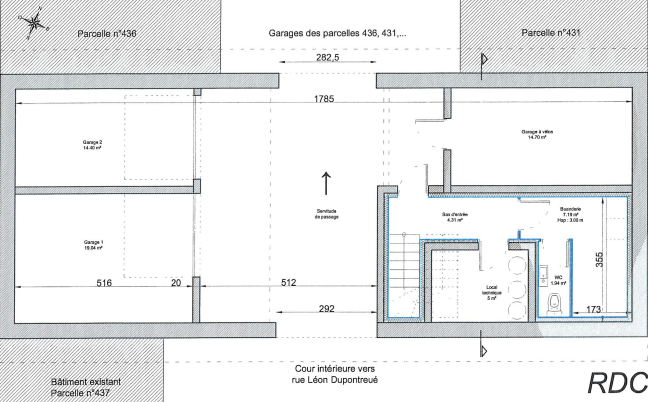 Immo80 – L'immobilier à Amiens et dans la Somme-EXCU PROJET APPARTEMENT T4 + 3 GARAGES