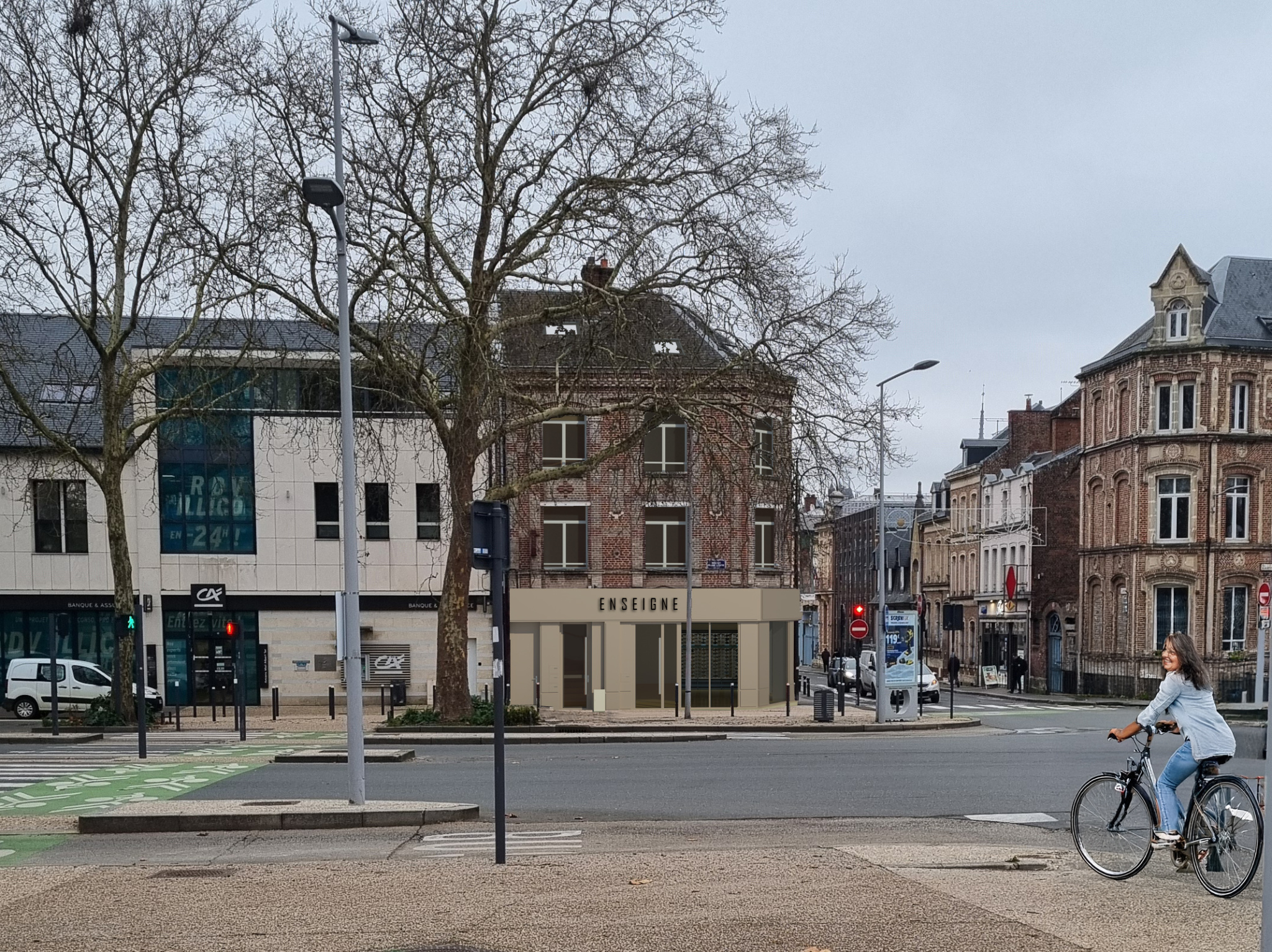 Immo80 – L'immobilier à Amiens et dans la Somme-LOCAL COMMERCIAL  Centre ville rue de la République  Amiens