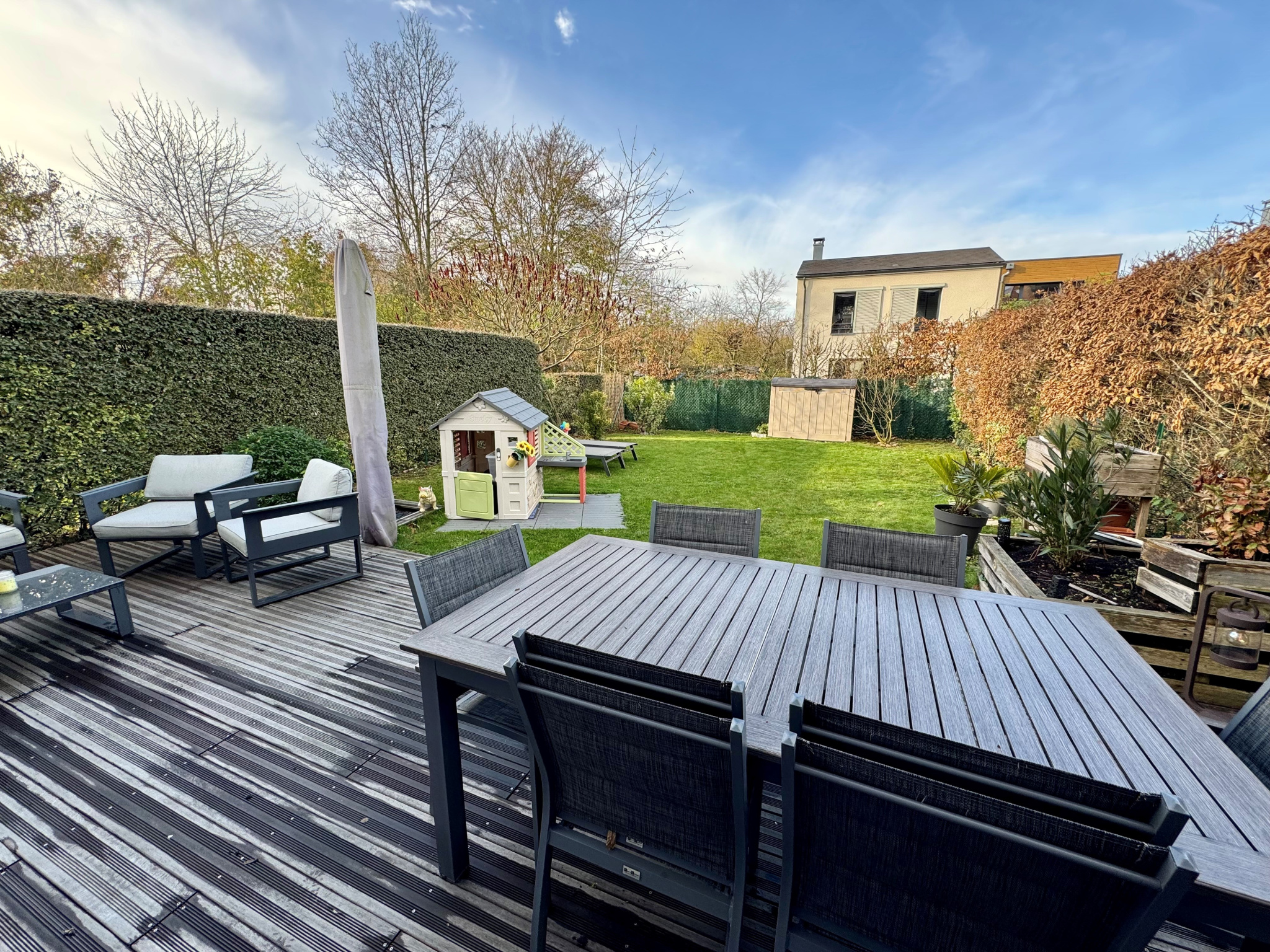 Immo80 – L'immobilier à Amiens et dans la Somme-Amiens Sud – Pavillon 3 chambres, jardin, terrasse & garage