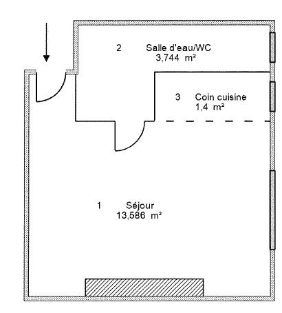 Immo80 – L'immobilier à Amiens et dans la Somme-STUDIO MEUBLÉ CENTRE VILLE AMIENS