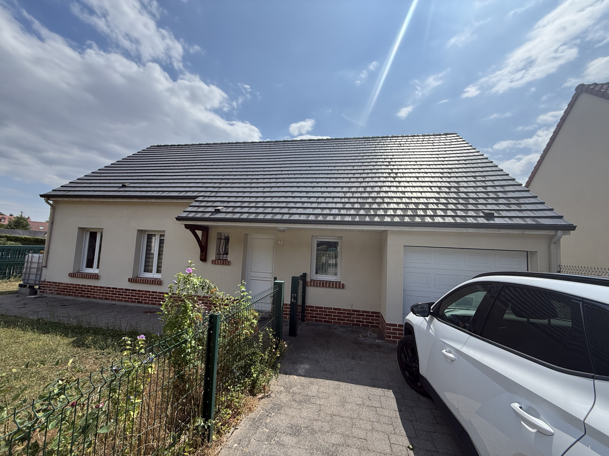 Immo80 – L'immobilier à Amiens et dans la Somme-PAVILLON RECENT T4 DE PLAIN-PIED 90 m2-JARDIN-GARAGE