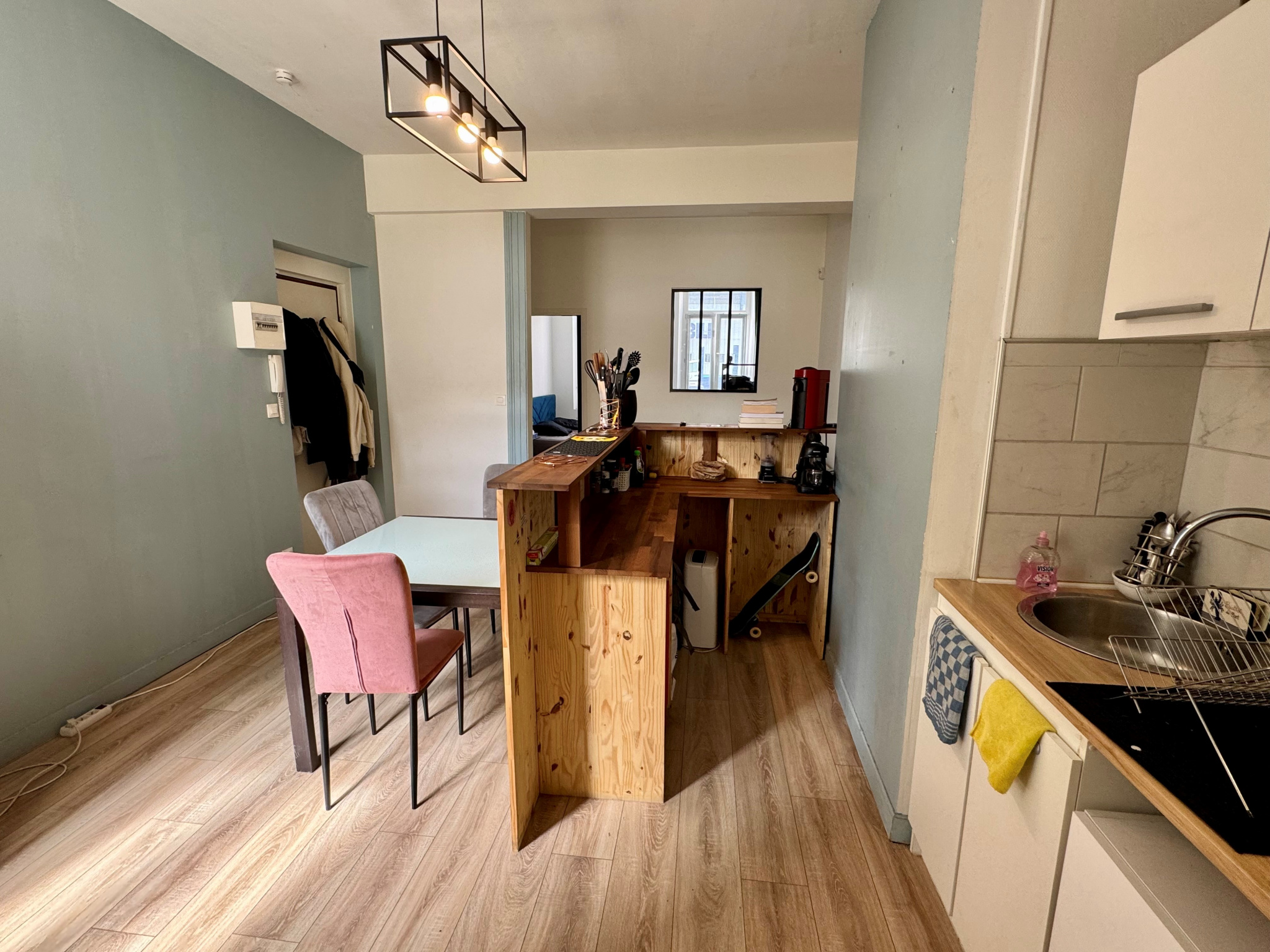 Immo80 – L'immobilier à Amiens et dans la Somme-Hyper centre-ville – T2 traversant – RDC – Cave