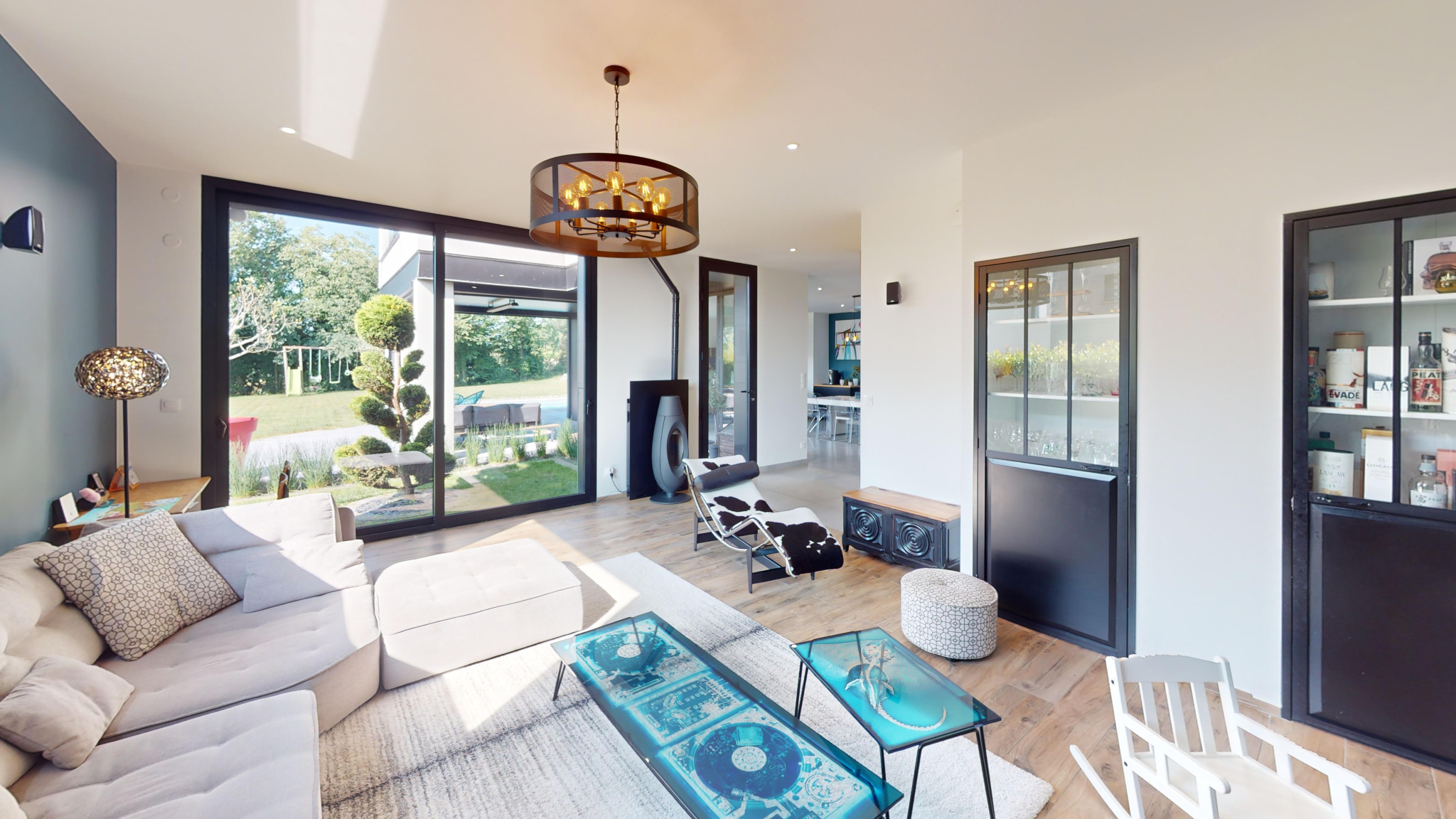 Immo80 – L'immobilier à Amiens et dans la Somme-Maison d’architecte de standing 295m2   Sains-en-Amiénoise (Métropole Sud d’Amiens)