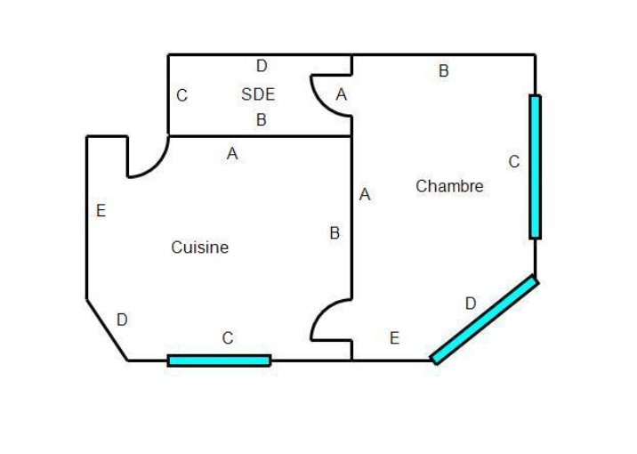 Immo80 – L'immobilier à Amiens et dans la Somme-APPARTEMENT TYPE 2  AVEC COUR – AMIENS
