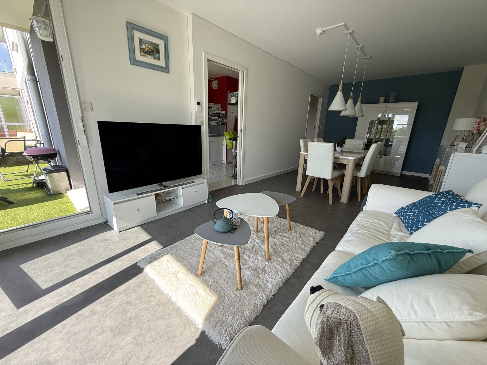 Immo80 – L'immobilier à Amiens et dans la Somme-EXCLU APPARTEMENT T3 -GRANDE TERRASSE- AMIENS SUD VALLÉE DES VIGNES-PARKING